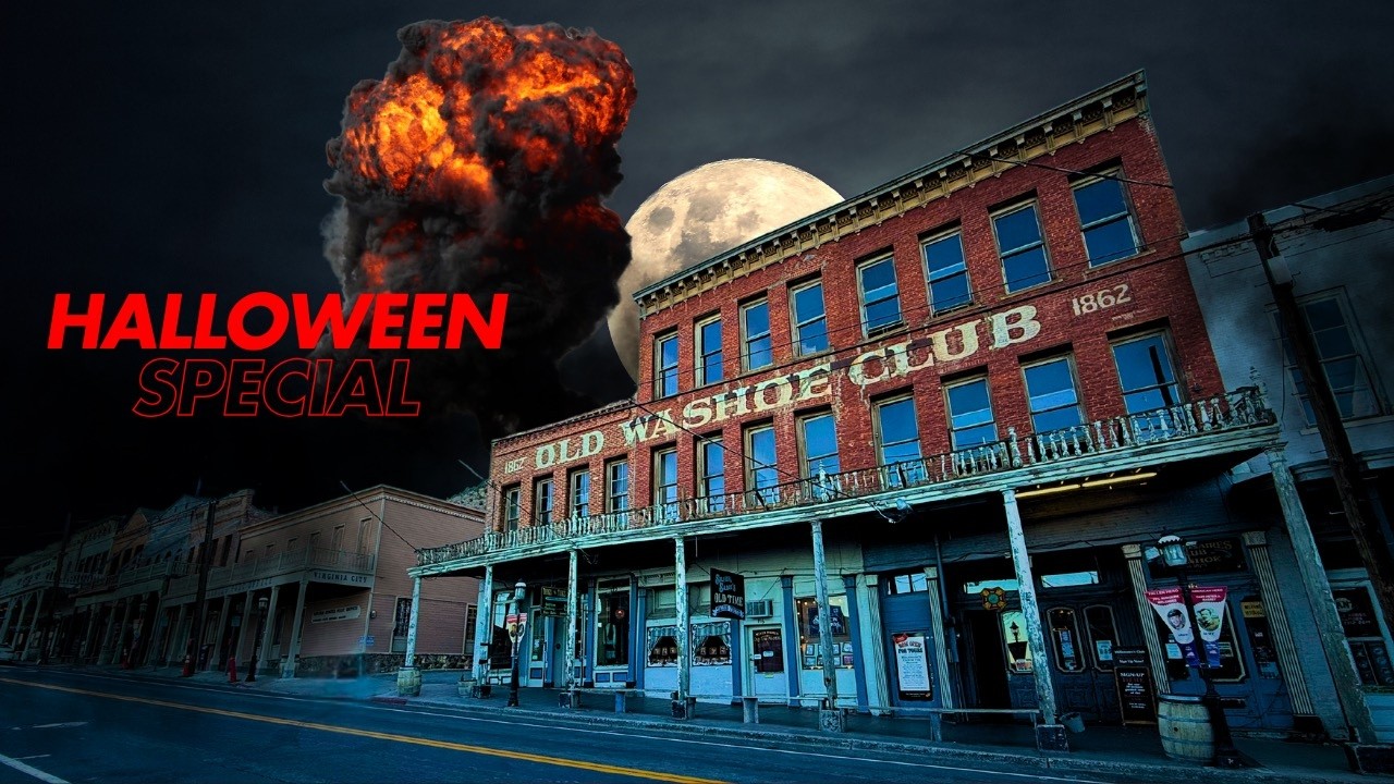 We Left Cameras ALONE Inside The Haunted WASHOE CLUB