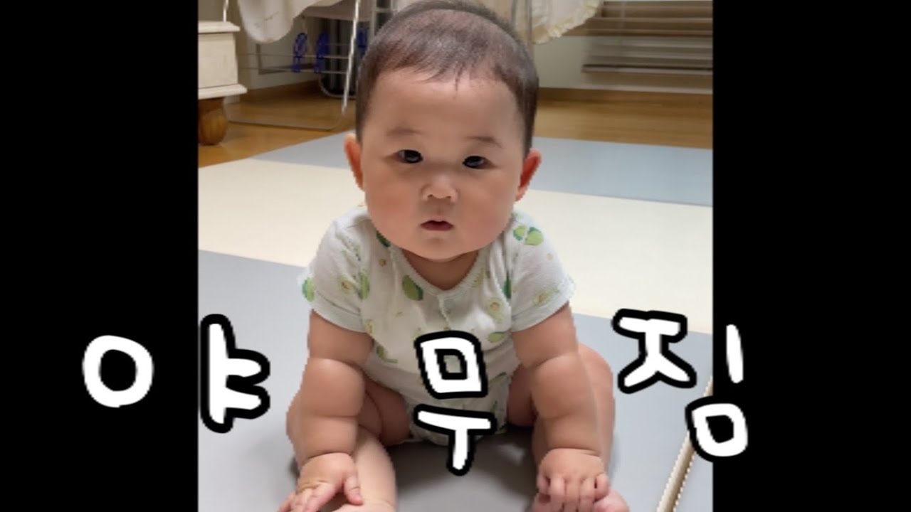 [7개월 기록] 앉기만 하면 자동폴더모드 | 범보의자는 이제 시른가 ..?.ᐟ adorable baby video