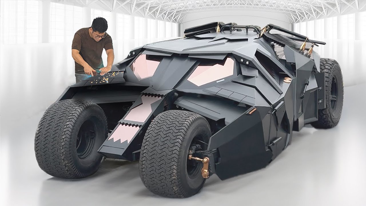 Batmobile Was Stolen, Batman Spent $500,000 To Build Another Batmobile With Nitro Boost | Macro DIY
