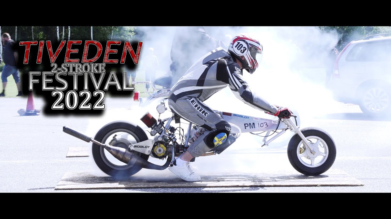 TIVEDEN 2-STROKE FESTIVAL 2022 MOPED DRAGRACE