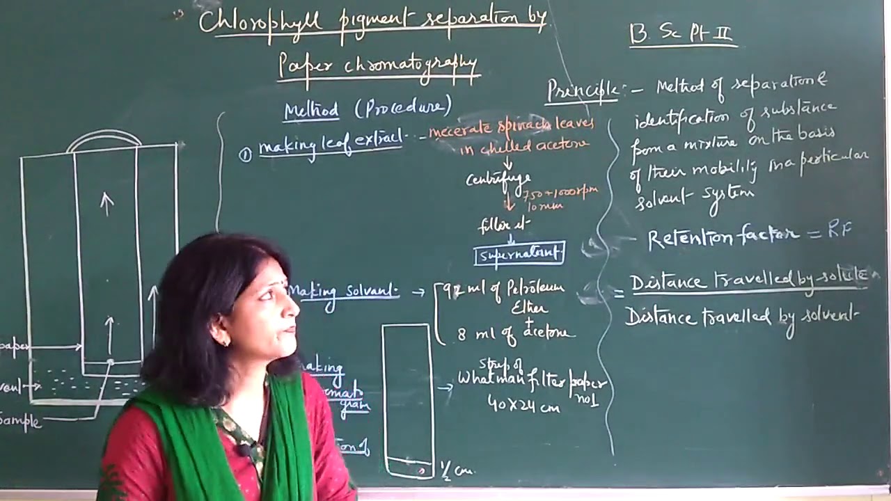 Paper chromatography for part ll