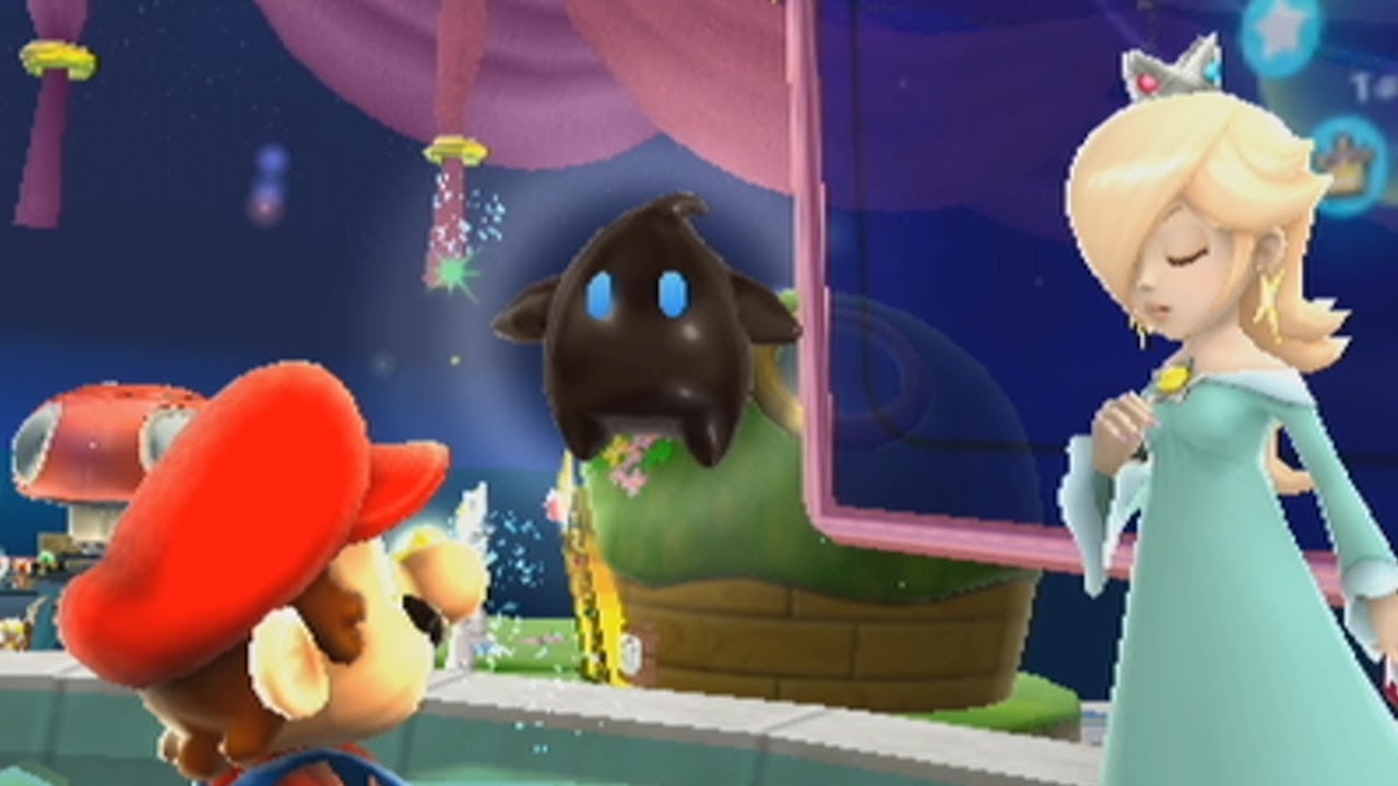 Super Mario Galaxy 100% Walkthrough - Part 3 - Space Junk Galaxy and Speedy Comets