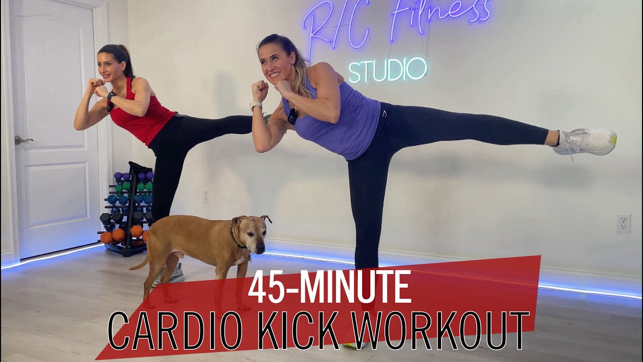 45-MINUTE FAT BLASTING CARDIO KICK WORKOUT / PUNCH AND KICK TO THE MUSIC / FUN, FAST CALORIE BURNER