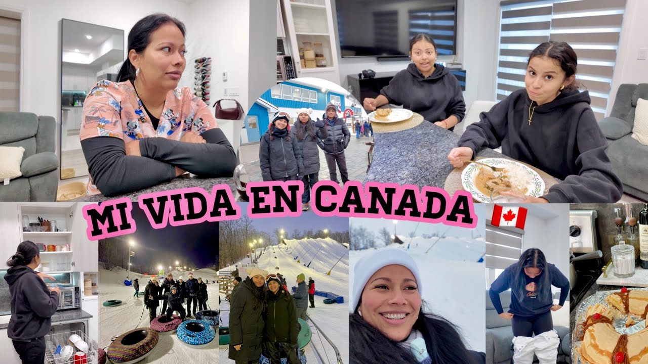 Mi vida en Canadá 🇨🇦| Familia,invierno y actividades ❄️ | Rosca de Reyes