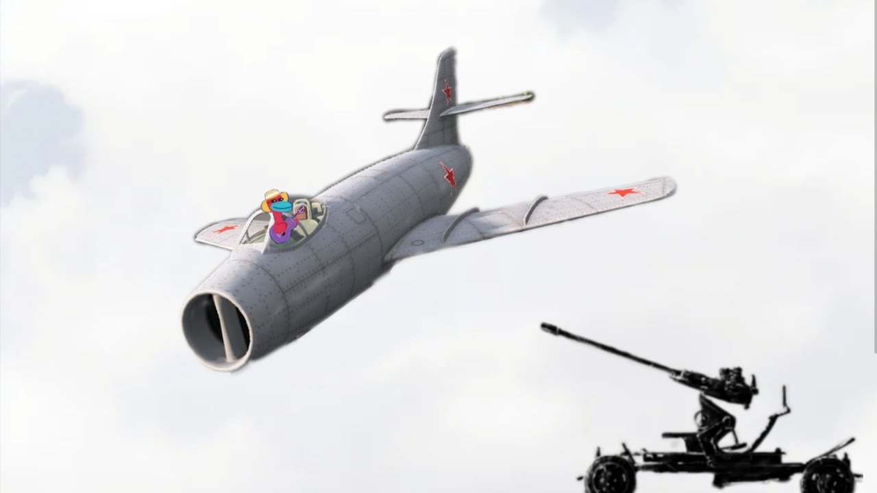 Дуэль на островах на ранних реактивах в warplane inc online.