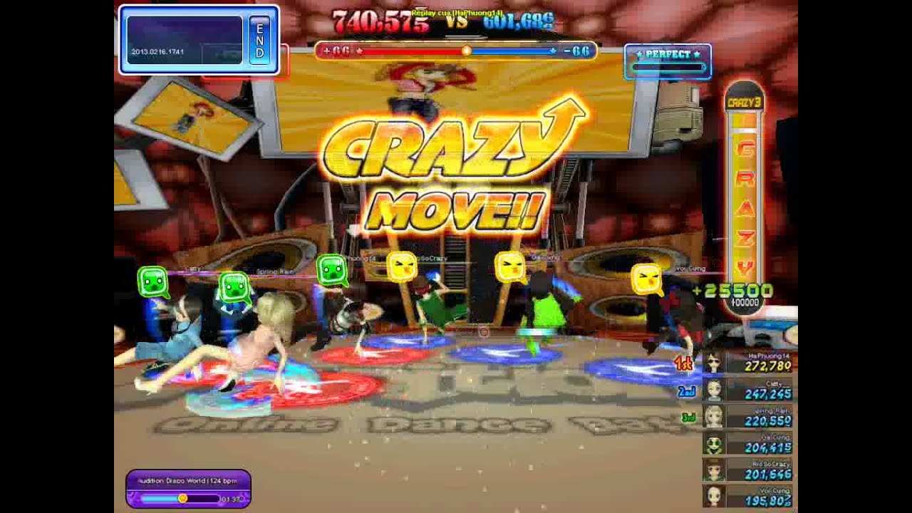 [Audition VN] Crazy 4k - 124bpm Disco world by HaPhuong14