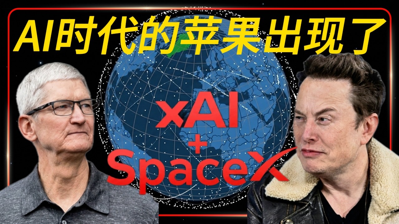 AI时代的苹果出现了？SpaceX+xAI正在复制智能手机90%利润的传奇！