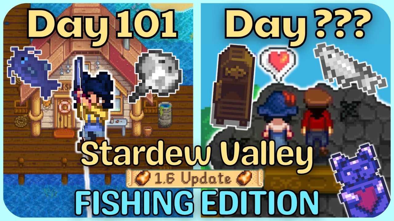 I played 200 days of Stardew Valley as a FISHER - FULL 2ND YEAR
