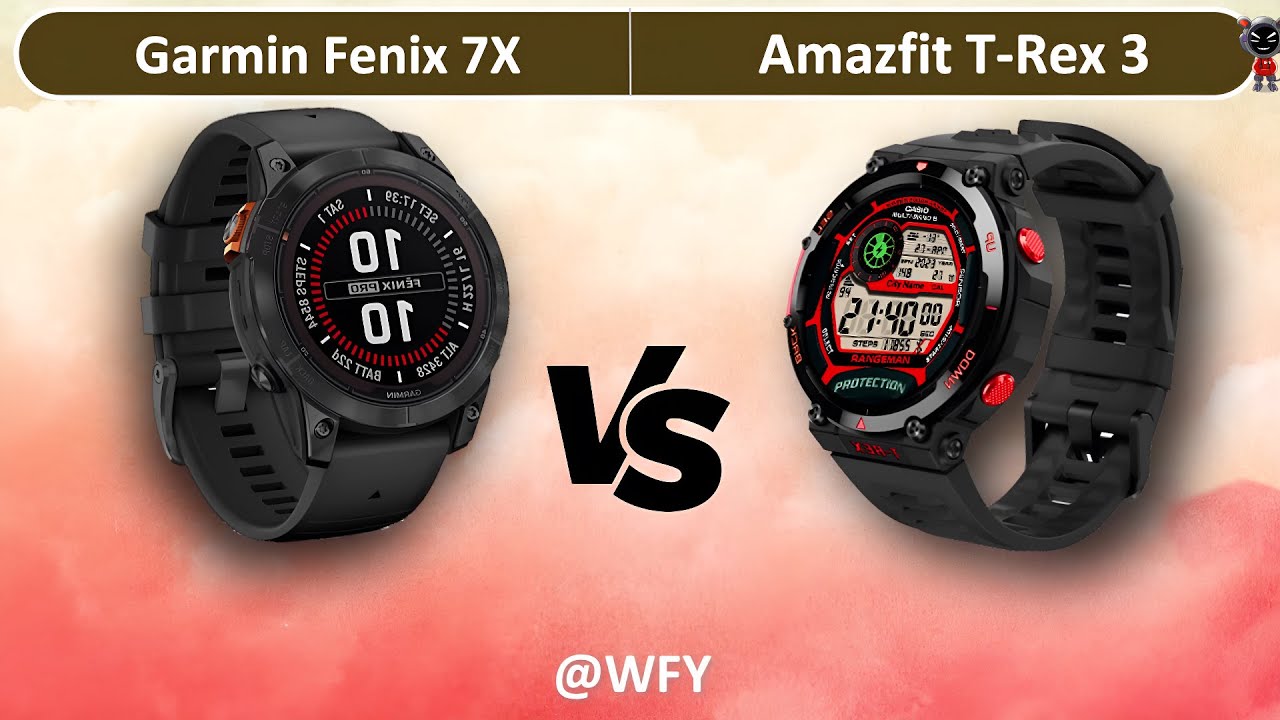 Amazfit T Rex 3 VS Garmin Fenix 7X