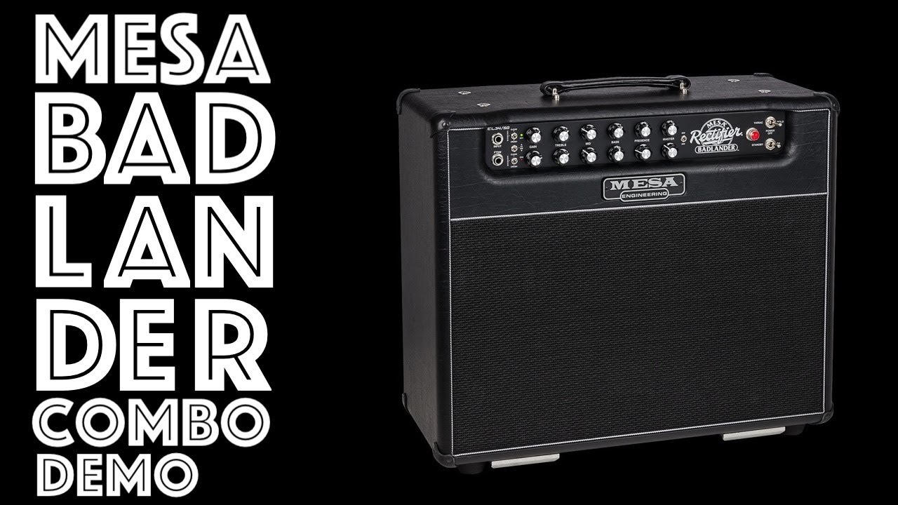 Mesa Badlander 50w Combo Demo (Combo, Recto 2x12 и CabClone)