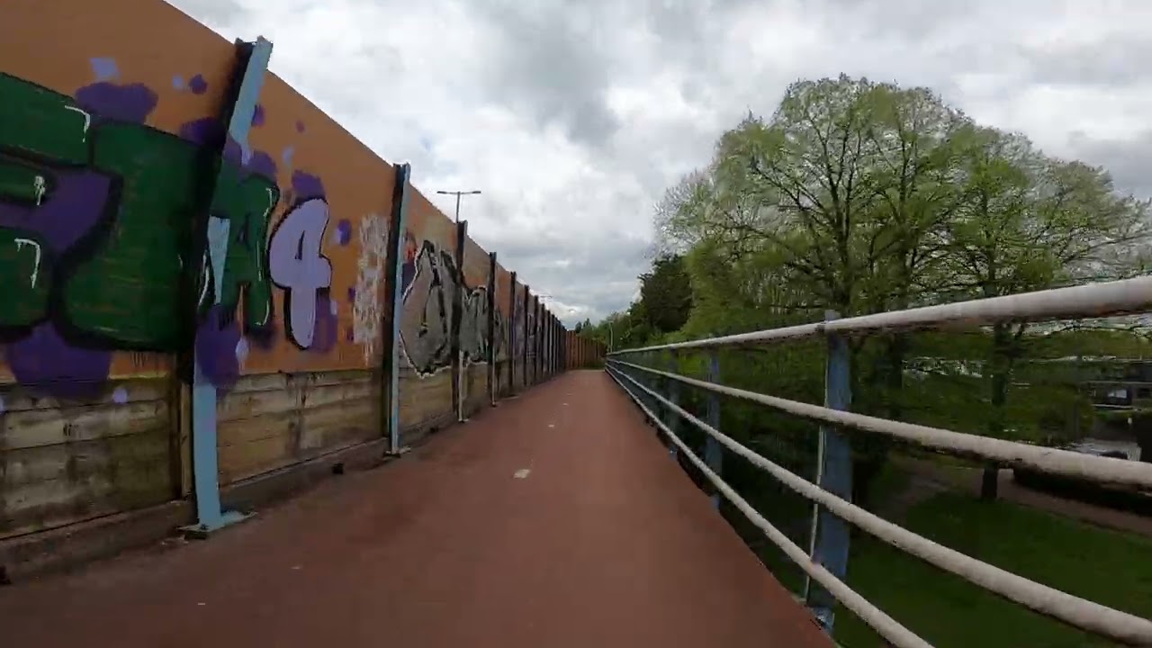 Fietsen Utrecht Stadionlaan naar Winkelcentrum Lunetten