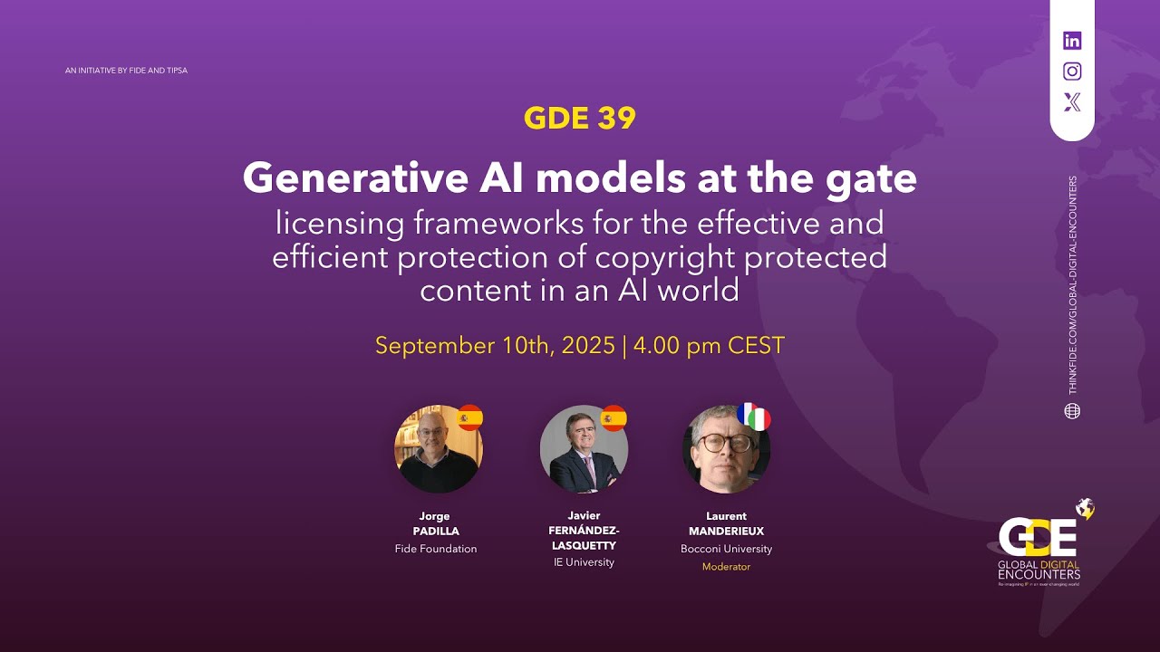 Global Digital Encouners (39) | Generative AI models at the gate: licensing frameworks