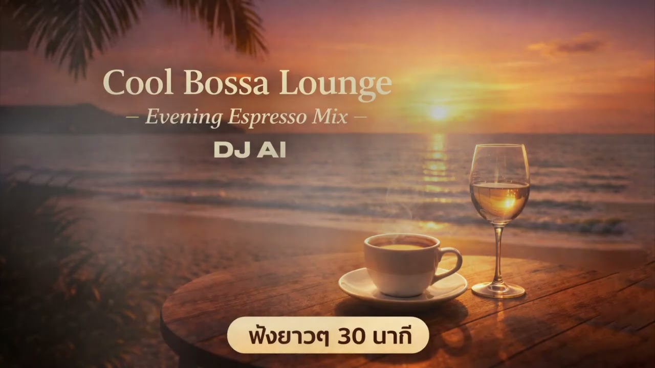 DJ AI – Cool Bossa Lounge (Evening Espresso Mix) ฟังยาวๆ 30 นาที