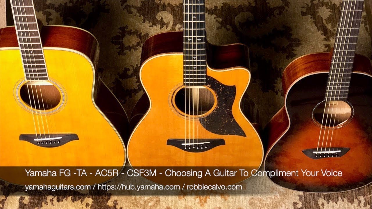 Yamaha Guitars - Choosing A Guitar To Complement Your Voice