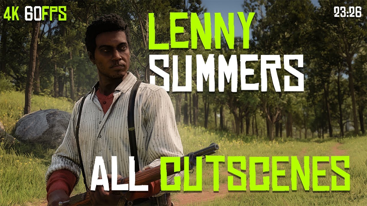 Lenny Summers All Scenes From RDR2 | 4K 60FPS