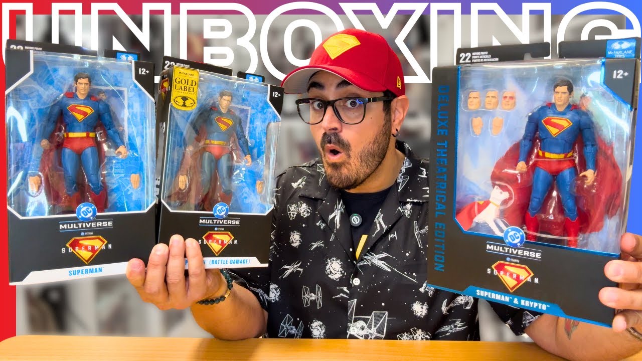 Las MCFARLANE TOYS de SUPERMAN 🔥 Unboxing y comparativa SUPERMAN - BATTLE DAMAGED - SUPERMAN&KRYPTO