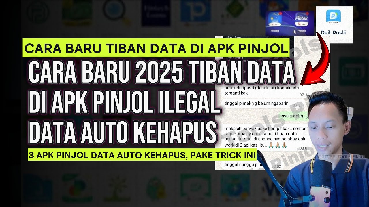 Cara baru hapus data di apk pinjol ilegal, Trick tiban data pinjol 2025