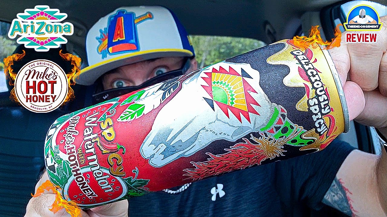 Обзор Arizona® Spicy Watermelon With Mike's Hot Honey®! 🌶️🍉🔥🍯 | Слишком горячо? | theendorsement