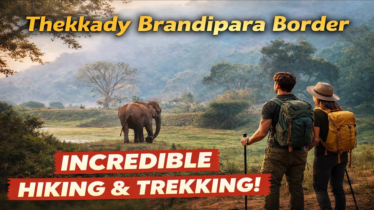 Periyar Tiger Reserve | Brandipara Border Hiking |Thekkady Trekking…4K!!!