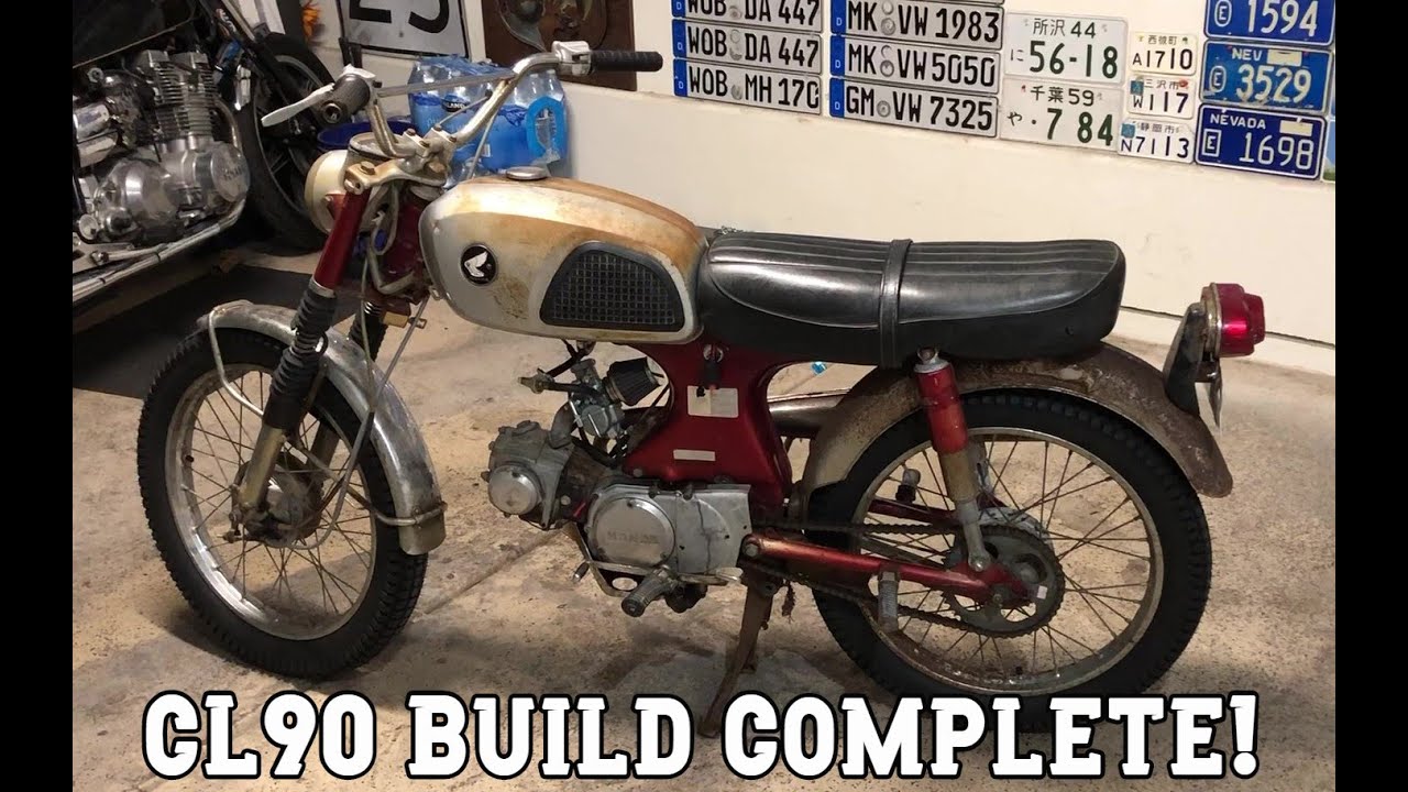 1968 Honda CL90: Overview of Completed Budget Build!