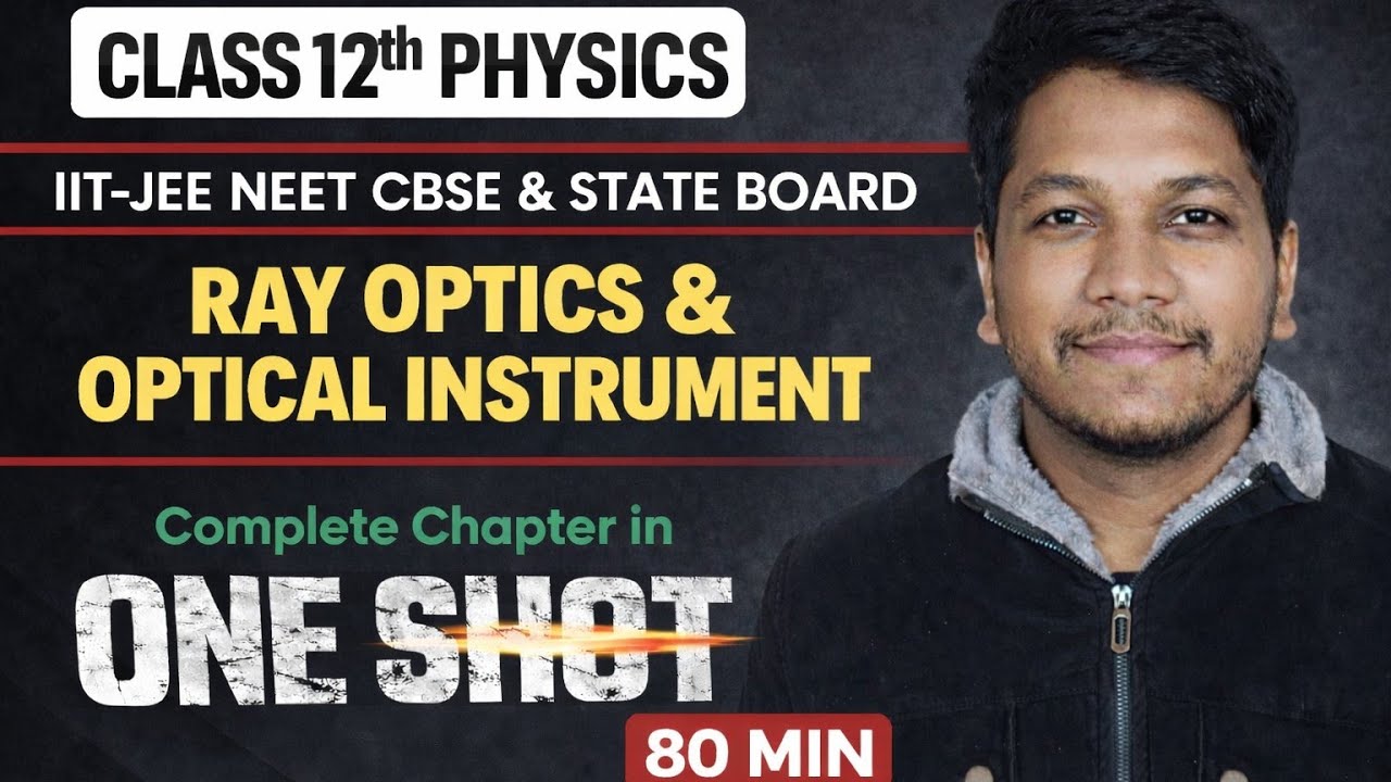 Ray Optics And Optical Instruments One Shot Revision Class 12th Physics NCERT | Dharmendra Nagar