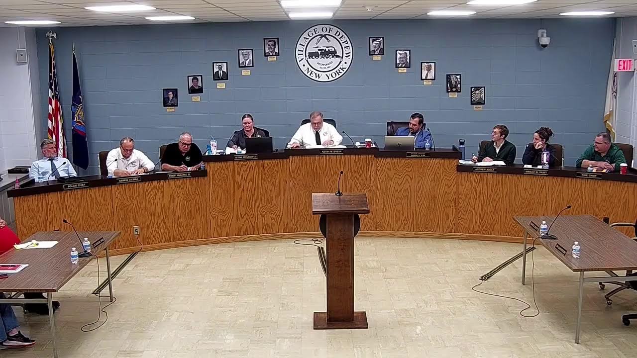 Village of Depew Board Meeting 3-9-26