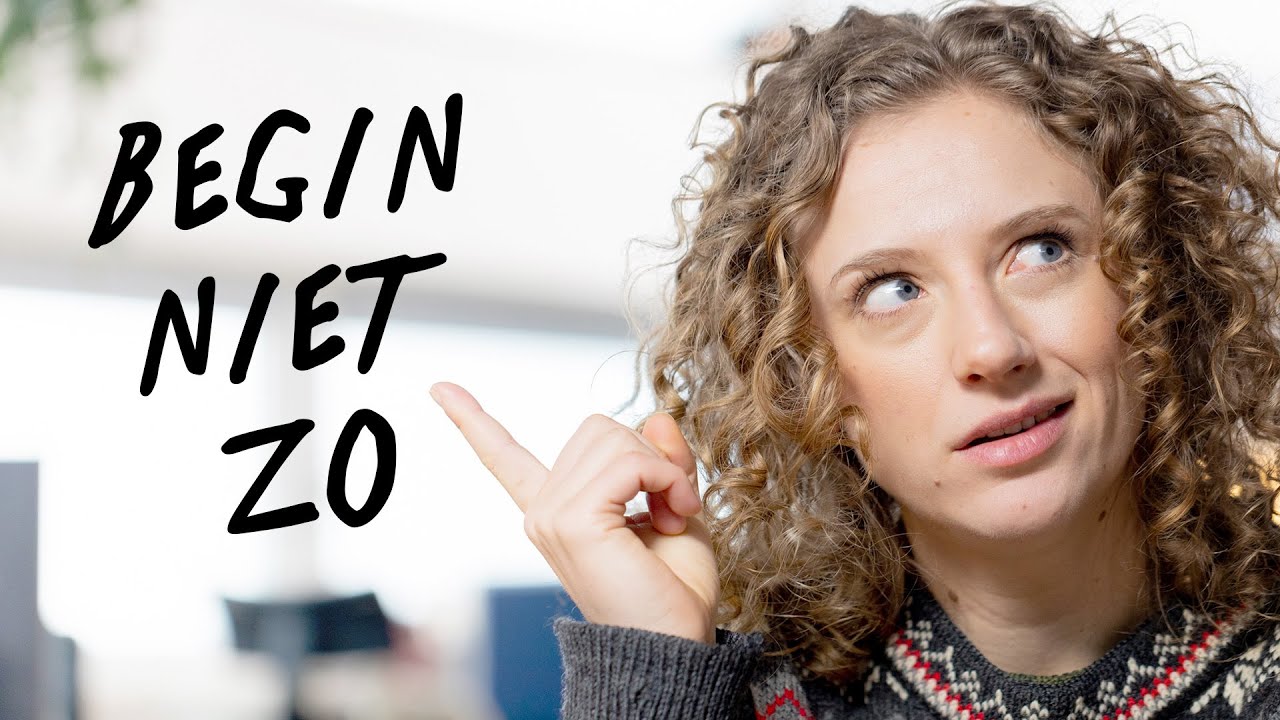 Oeps... 😬 Begin je video niet zo!