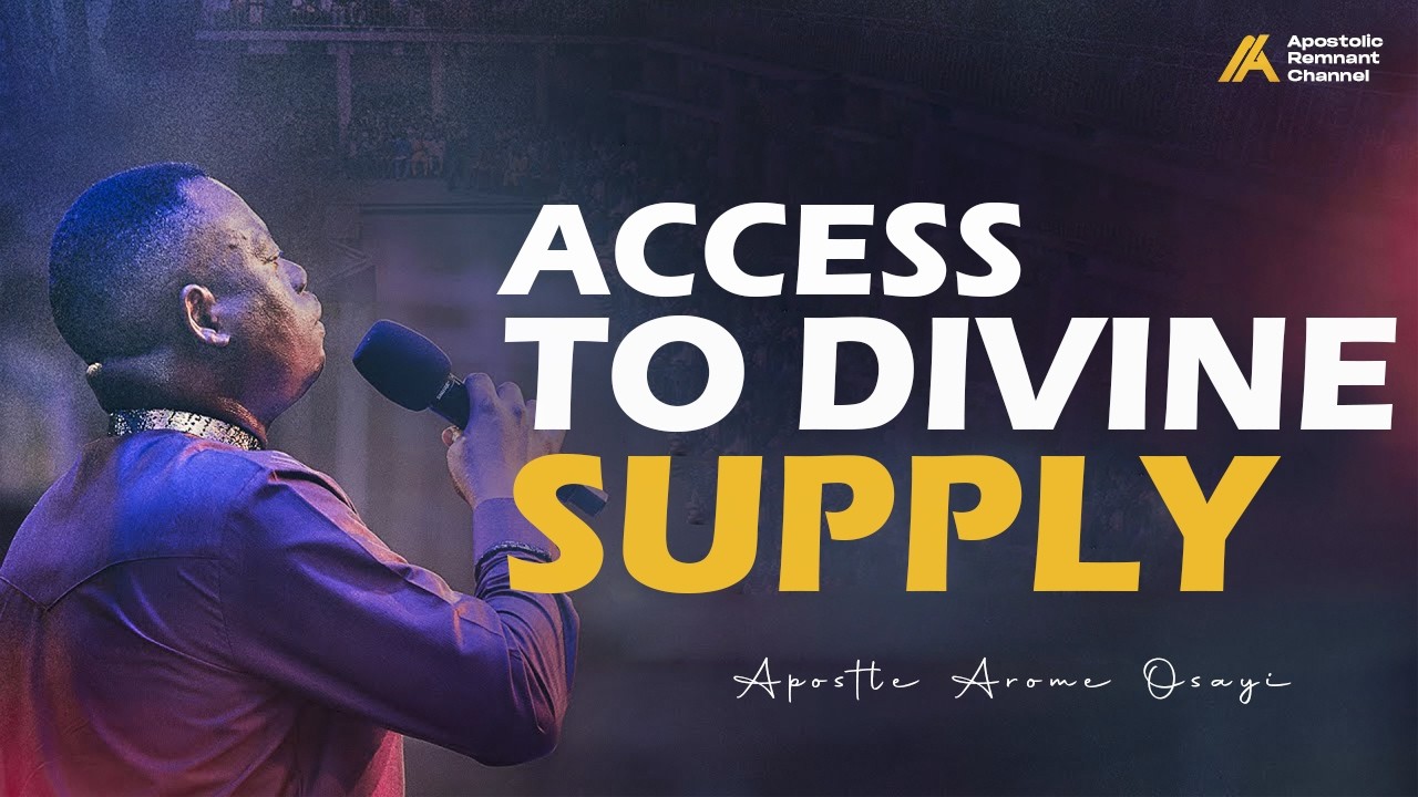 How Hearing God Activates Supernatural Supply | Apostle Arome Osayi