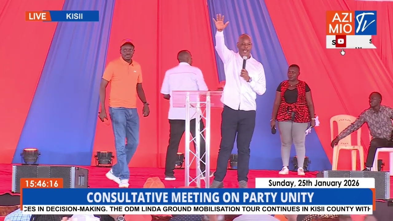 They FEAR YOU! Speaker of the Nyamira County Assembly Assures Oburu Odinga about his Opponents