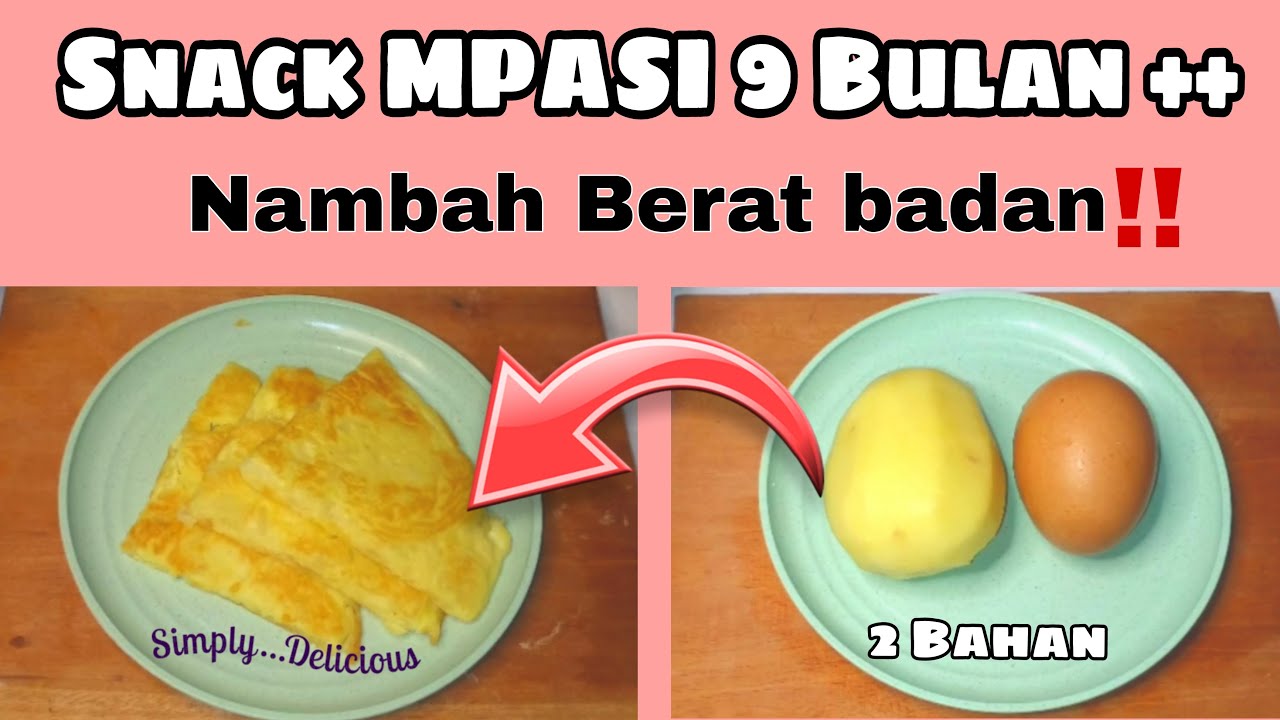 RESEP SNACK MPASI TINGGI KALORI DARI KENTANG | Snack BB Booster