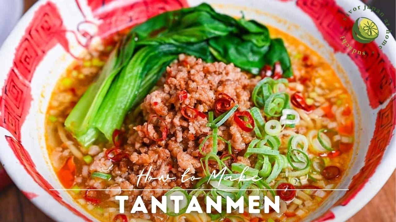 Easy Homemade Tantanmen [15-Minute Tan Tan Ramen Recipe]