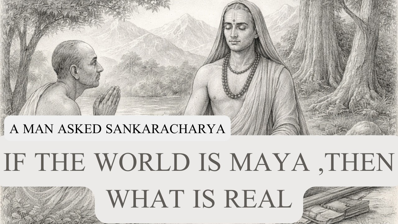 “If the world is Maya — an illusion — then what is real #AdvaitaVedanta#Maya#WhoAmI #NonDuality