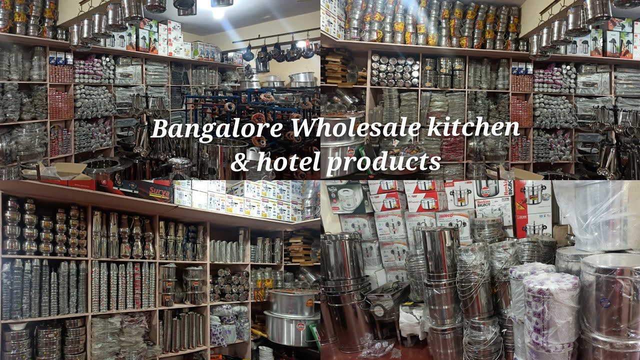 chickpet Bangalore wholesale & Retail kitchen & hotel products||steel, iron, aluminium & more
