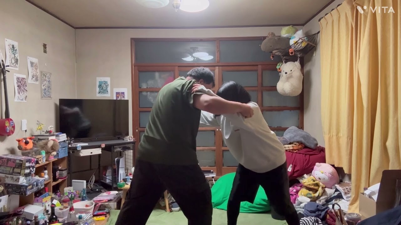 2月27日。螳螂拳。崩しの練習。