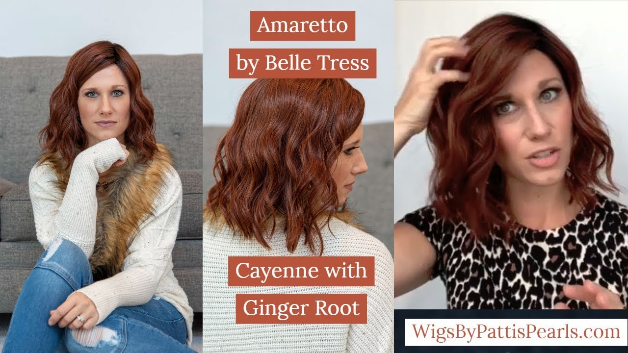Wig Review:  Amaretto by Belle Tress in Cayenne with Ginger Root