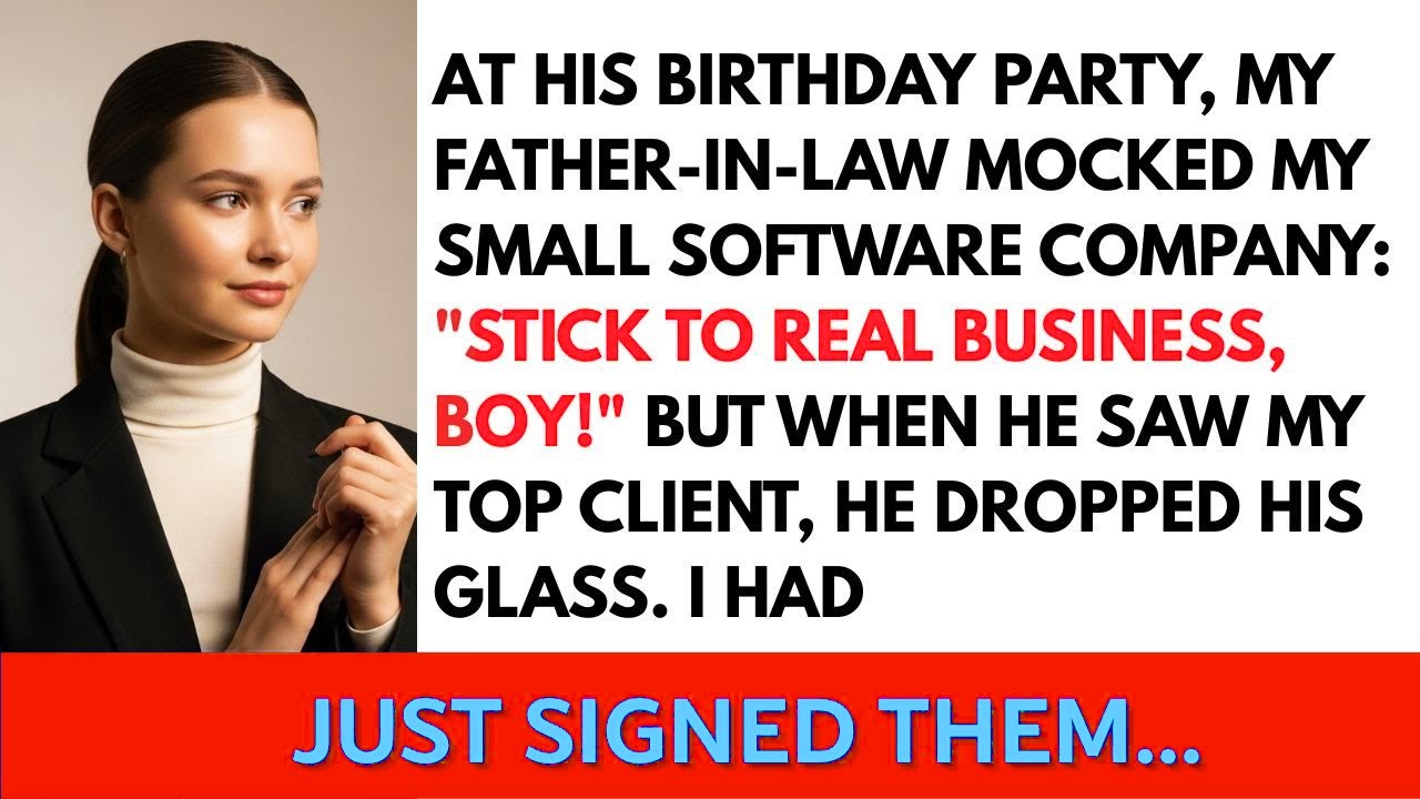My Billionaire Father in Law Mocked My Startup — Until He Saw Who My Clients Were!