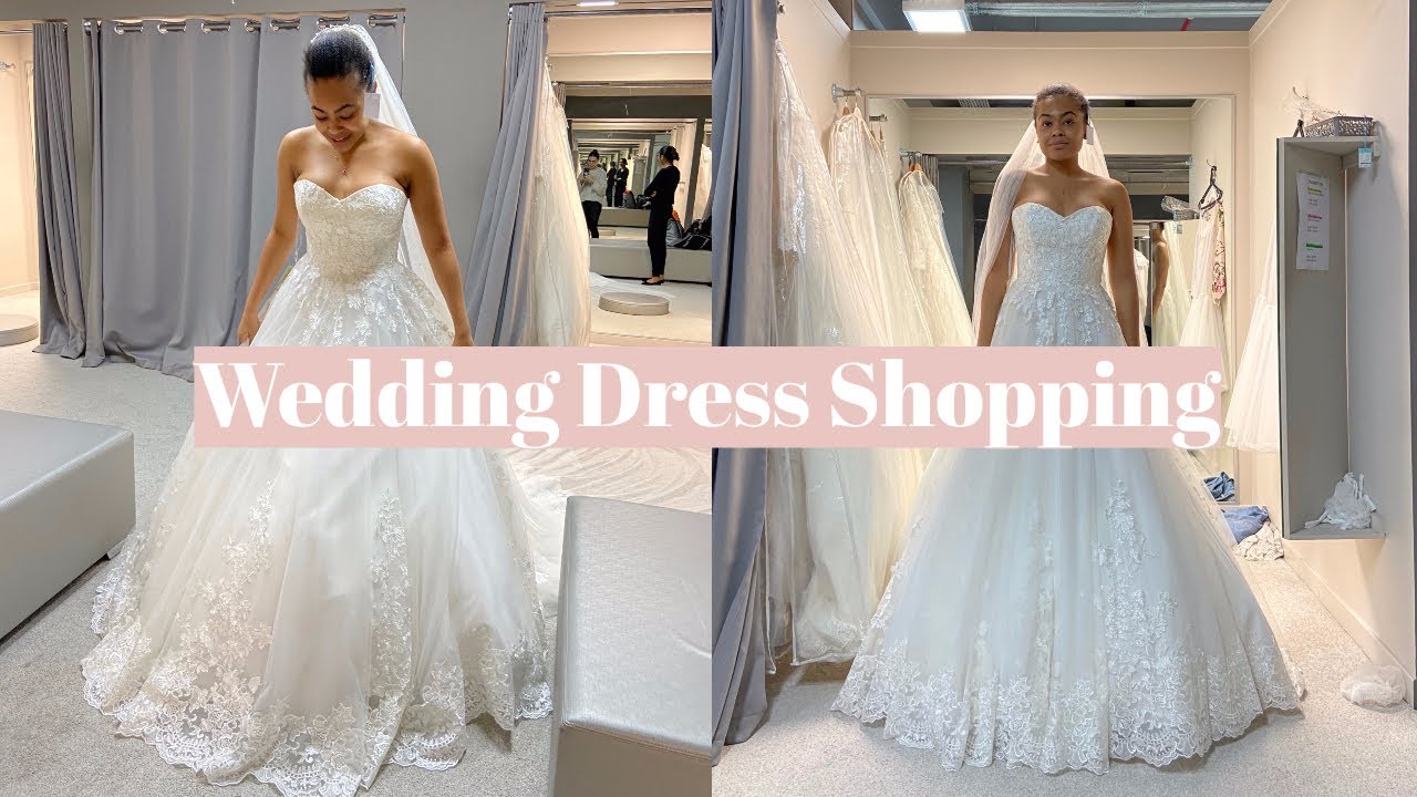 TRYING ON WEDDING DRESSES! Come wedding dress shopping