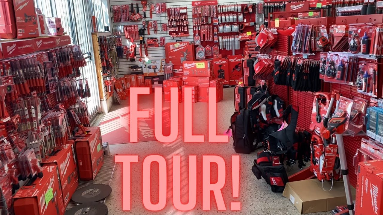 Milwaukee Tools Store FULL Walkthrough | NEW TOOLS UNBOXED!