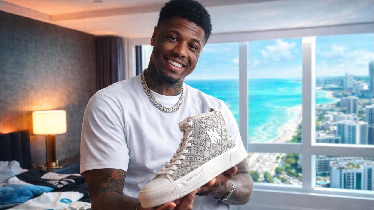 Blueface Streams From Miami Suite 