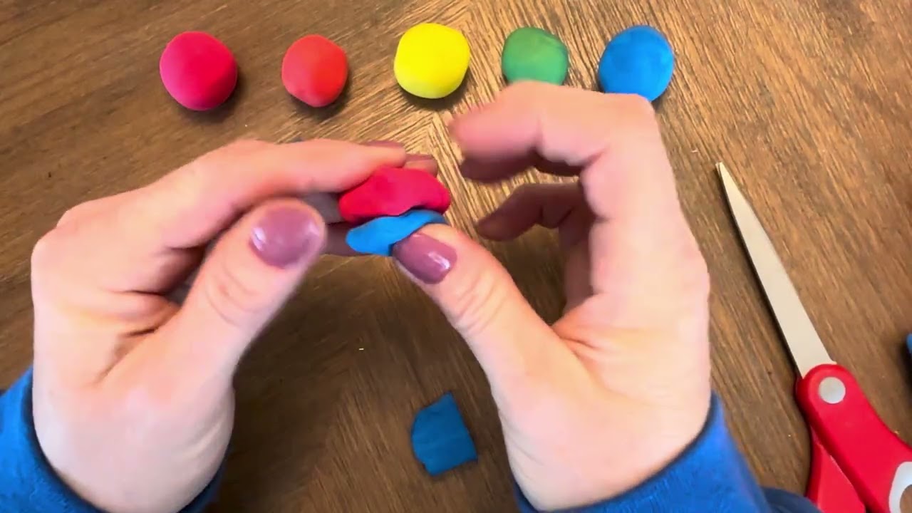 Model Magic Clay Rainbow Caterpillar 