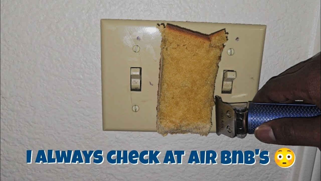 Я всегда проверяю выключатели света в квартирах Air BnB, используя чесночный хлеб 🍞