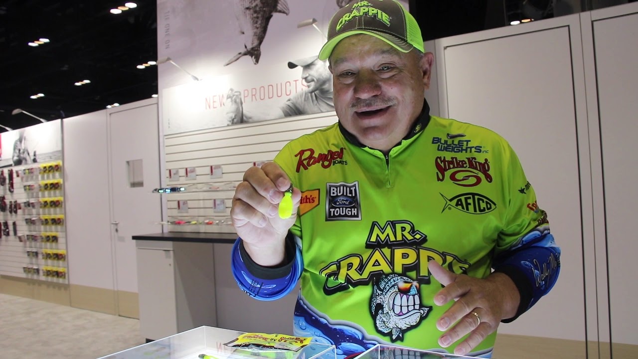 Wally Marshall shows off the new 2022 colors in the Mr. Crappie lure lineup