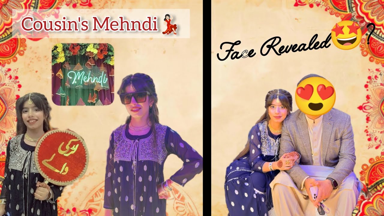 Cousin ki Mehndi💛✨ | Face Reveal😱? | Full Masti😅@MariamGulOfficial 