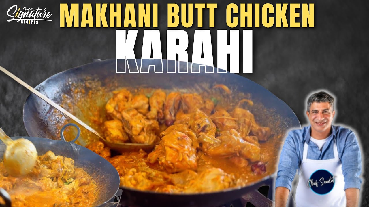 Makhni Butt Karahi Special Chicken Karahi Recipe || Chef Saadat