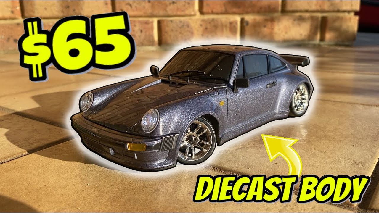 LDRC 1898 Porsche Drift Car with DIECAST BODY & GYRO! #budgetrc #LDRC