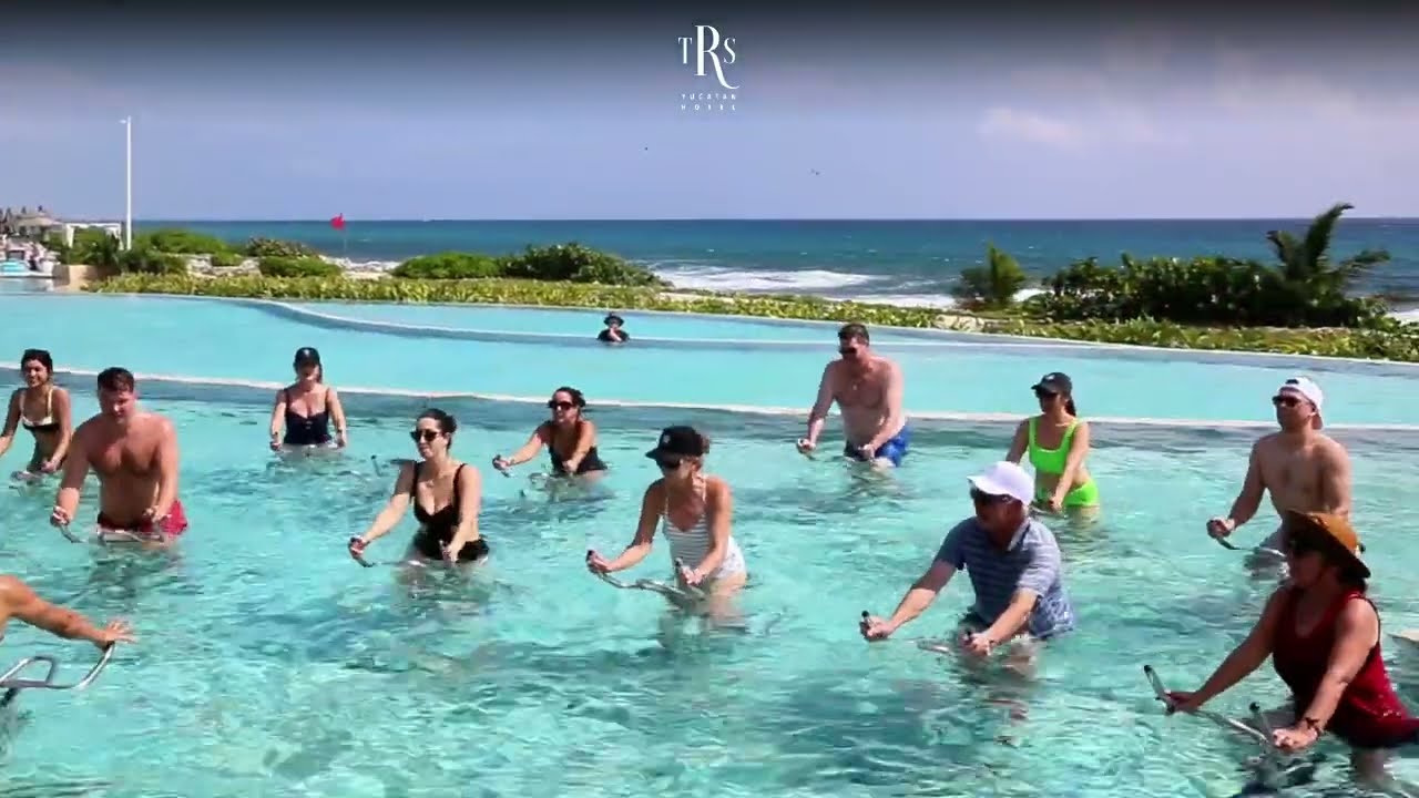 &iexcl;Pool Bike con vista infinita! 🚴&zwj;♀️💦_RIVIERA MAYA_TRS YUCATAN HOTEL