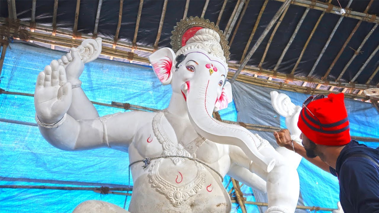 Making Of Biggest Ganpati | Vishal Ranjankar | Mumbai Ganpati Workshop 2019 | Vighnaharta Arts 2019