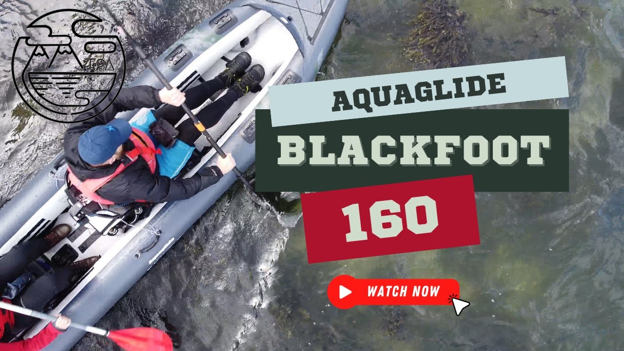 Review of the Aquaglide Blackfoot 160, the ultimate two person inflatable kayak. Helford River