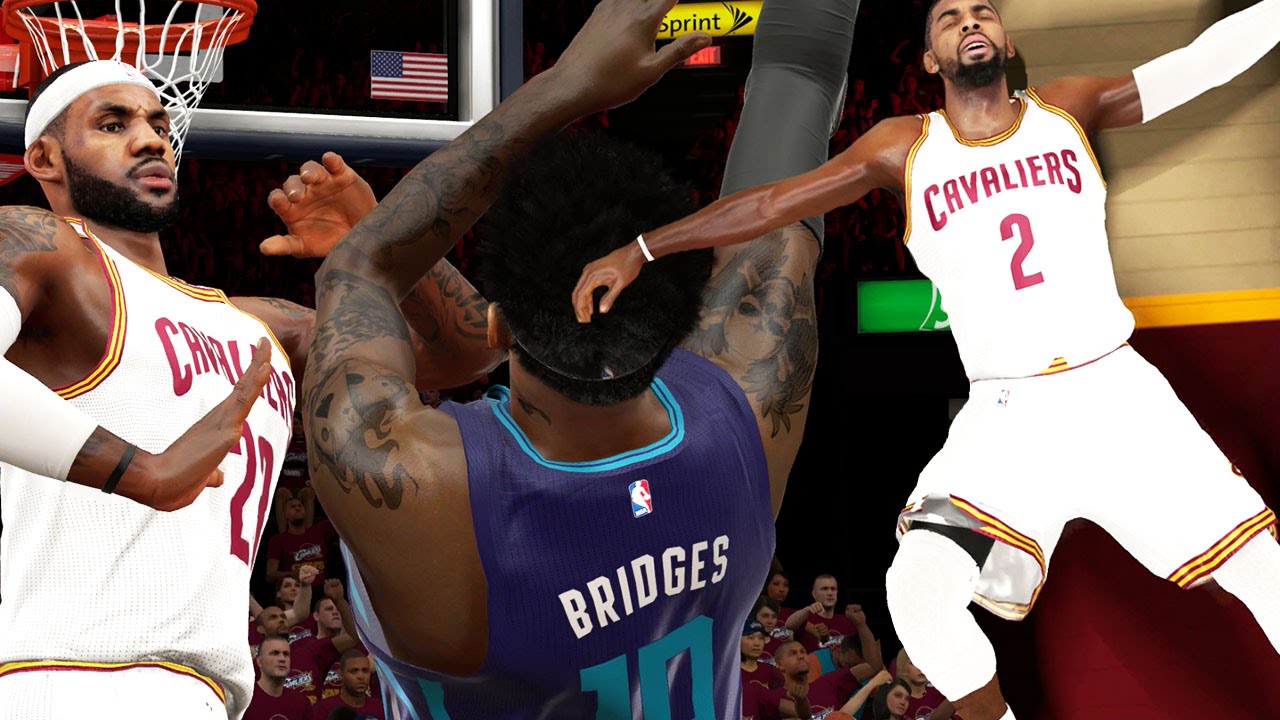 NBA 2k15 MyCAREER: плей-офф ECSF2 - 4 грубых фола! Леброн пытается положить конец карьере Бриджеса.