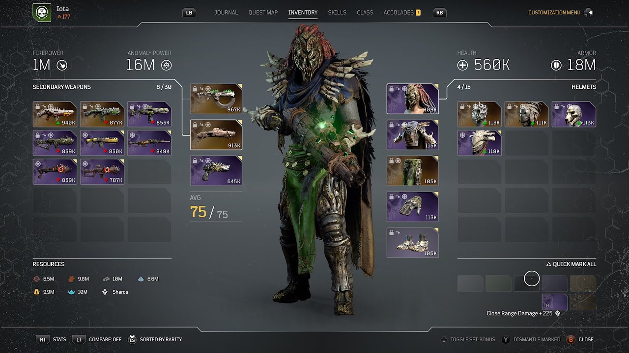 Outriders — Techno minigun/RPG tank build — Flame Leper wasn’t worth actually for this set up